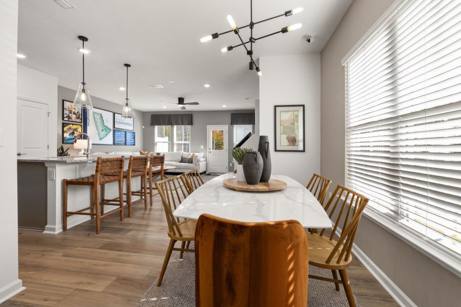 Furnished interior view inside a new home in Flemingfield, Greensboro (Image 17).