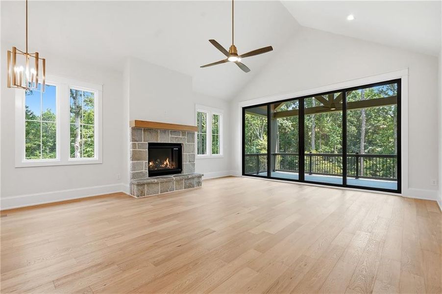 Spacious, unfurnished interior of a new home in , Milton (Image 24).