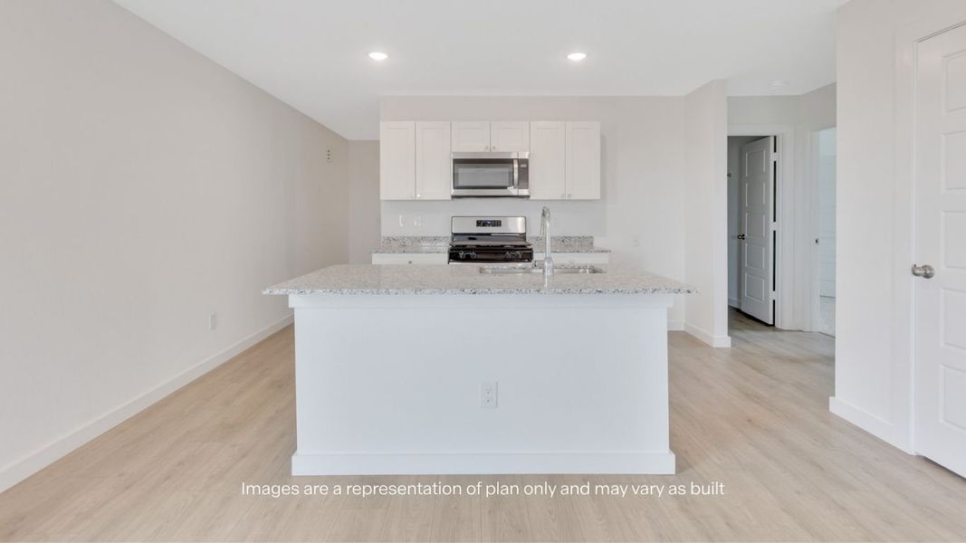 Furnished interior view inside a new home in Overlook West, Wolfforth (Image 5).