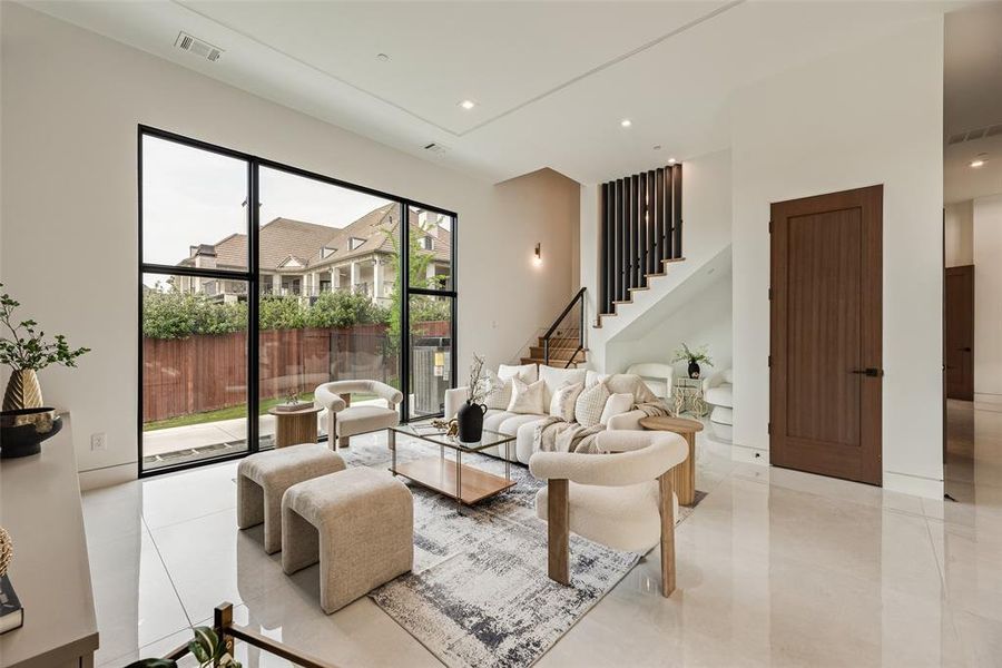 Furnished interior view inside a new home in , Southlake (Image 9).