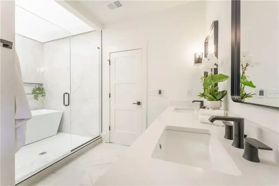 Furnished interior view inside a new home in , Sandy Springs (Image 32).