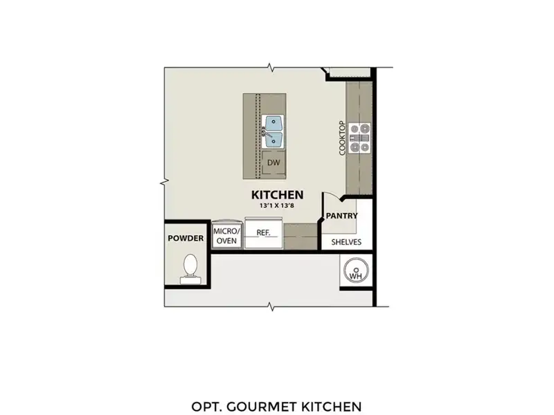 2D floor plan layout of this home in Lake Park Villas, Wylie, TX (Image 4).
