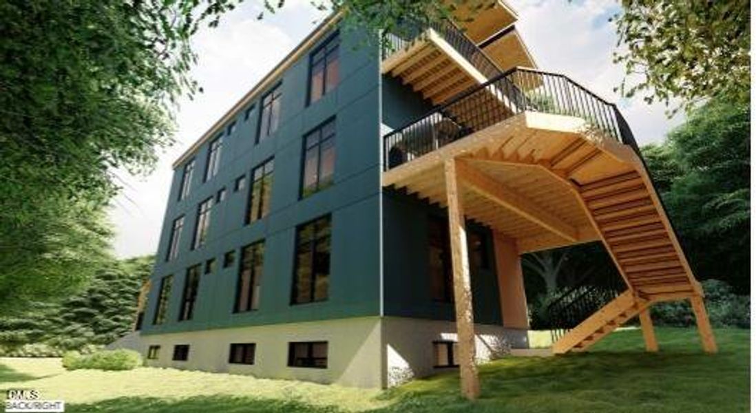 Exterior Rendering 4- Back Right