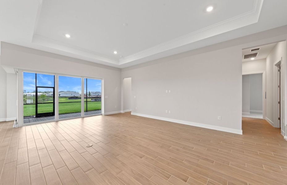 Enjoy natural lighting in the gathering room