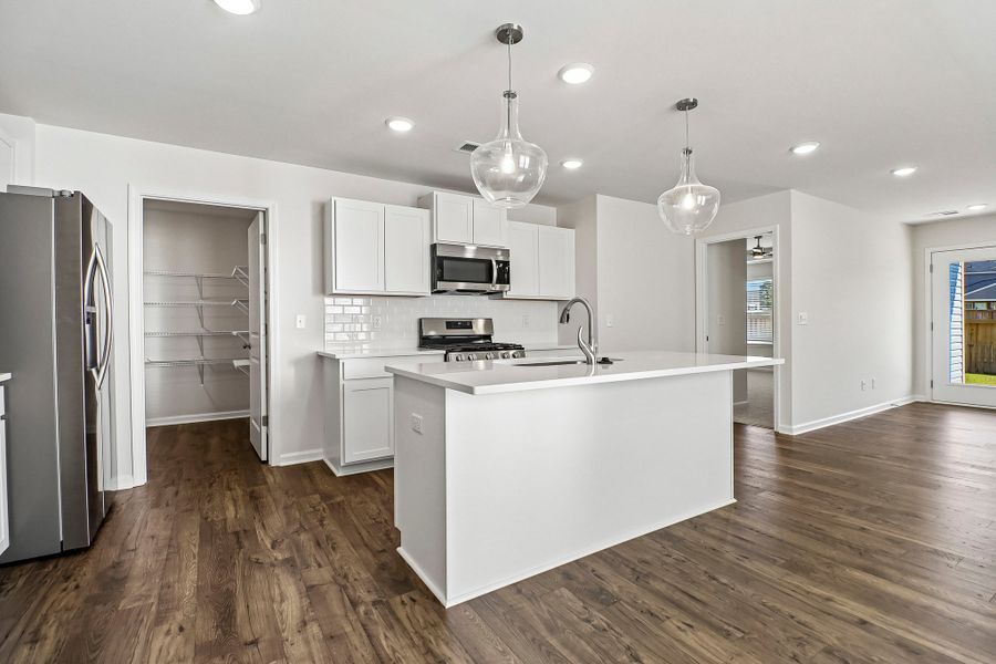 Furnished interior view inside a new home in Victorywoods Village, Columbia (Image 6).