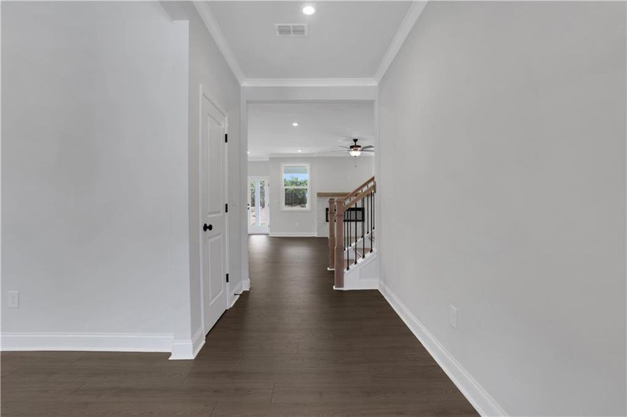 Spacious, unfurnished interior of a new home in The Paddocks at Doc Hughes, Buford (Image 21). Spacious, unfurnished interior of a new home in The Paddocks at Doc Hughes, Buford (Image 21).