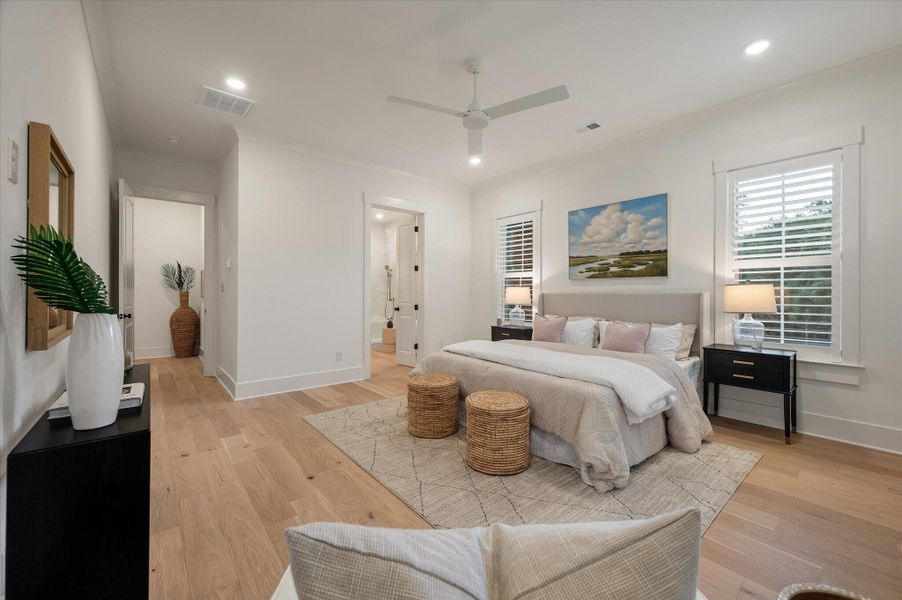 Furnished interior view inside a new home in , Mount Pleasant (Image 40).
