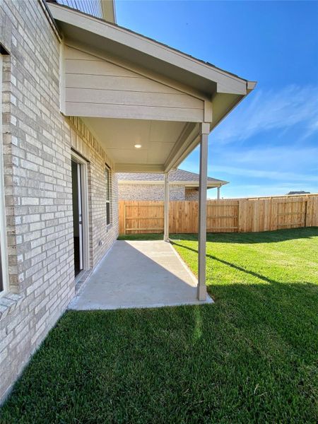 Exterior details and patio area of a home in , Cypress (Image 4).