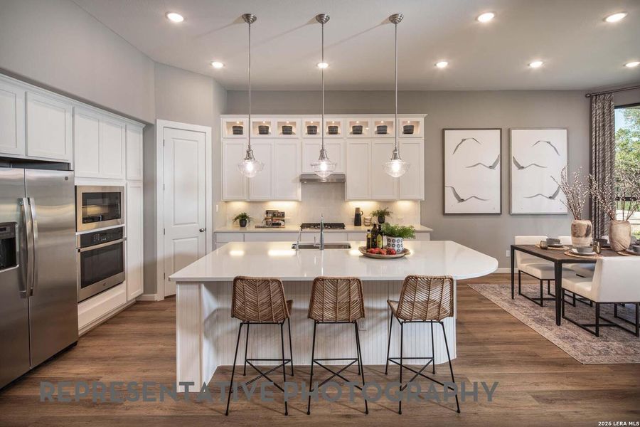 Furnished interior view inside a new home in Mayfair, New Braunfels (Image 3).