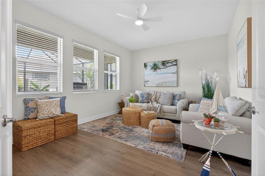Furnished interior view inside a new home in Seaire, Parrish (Image 43).
