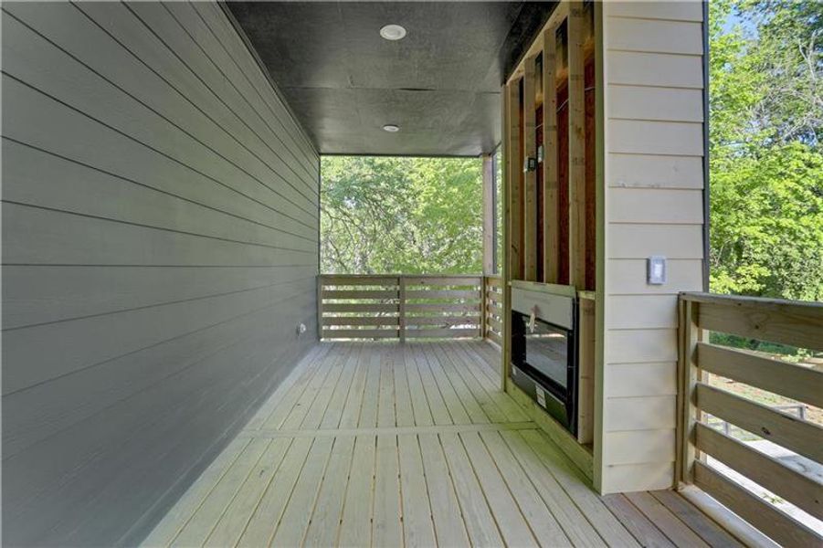 Exterior details and patio area of a home in , Scottdale (Image 4).