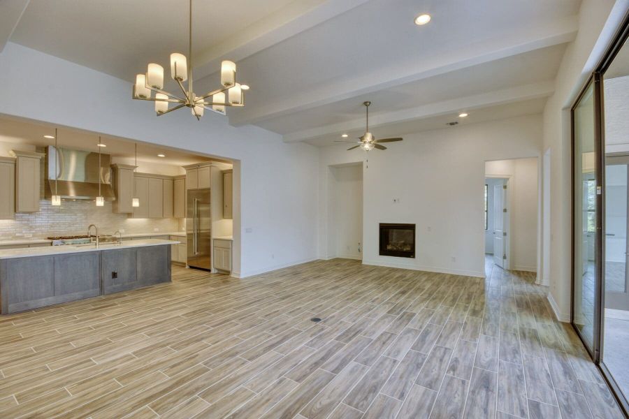 Spacious, unfurnished interior of a new home in El Sonido at Campanas, San Antonio (Image 18).
