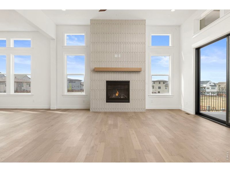 Spacious, unfurnished interior of a new home in RainDance, Windsor (Image 29).
