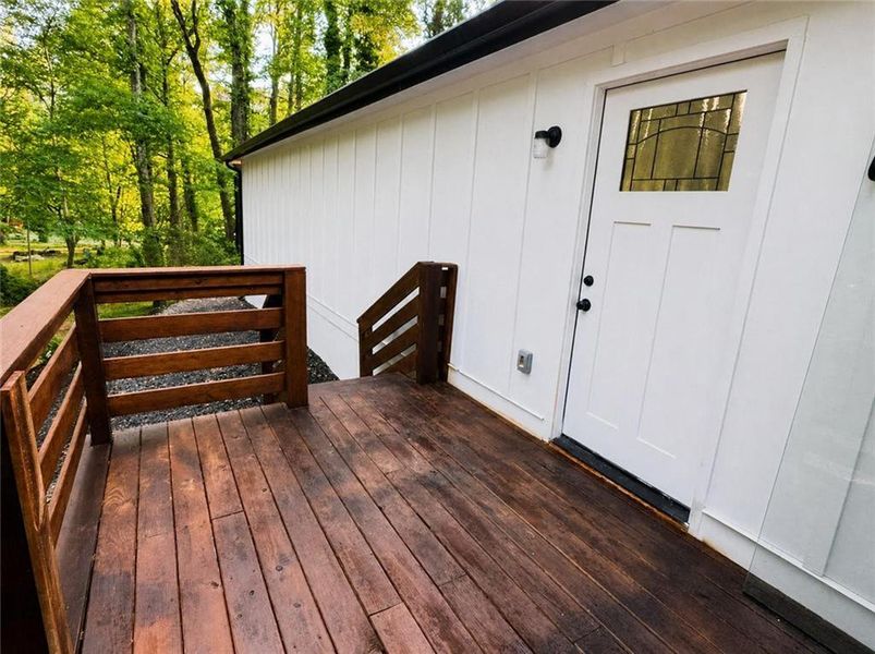 Exterior details and patio area of a home in , Conyers (Image 17).