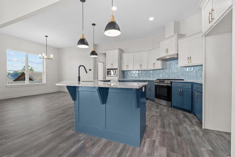 Furnished interior view inside a new home in , Lindale (Image 8). Furnished interior view inside a new home in , Lindale (Image 8).