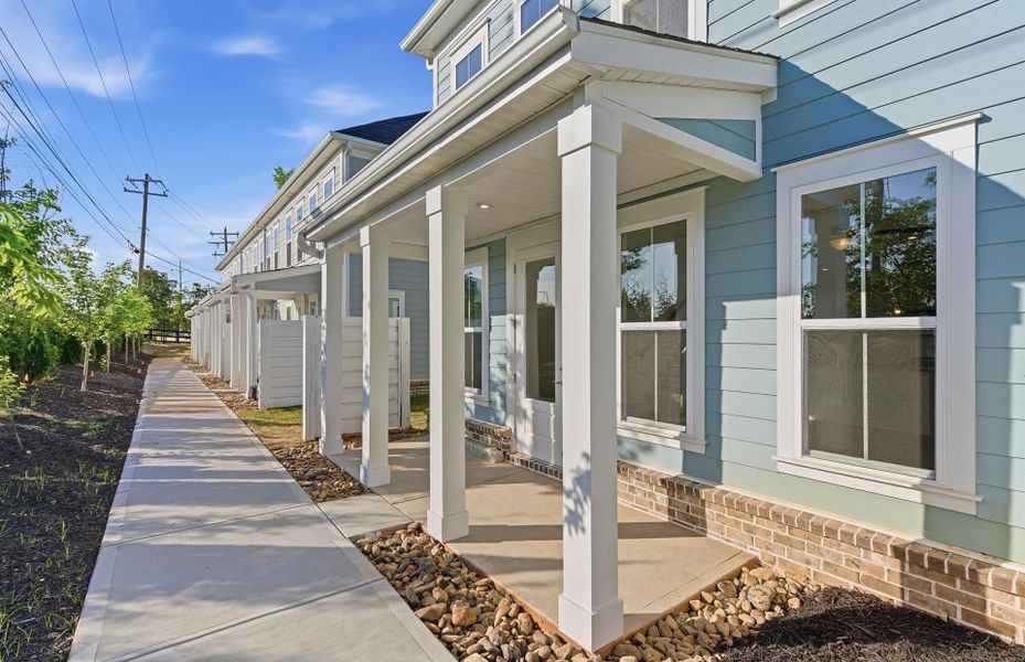 Exterior details and patio area of a home in Alston Park, Greenville (Image 4).