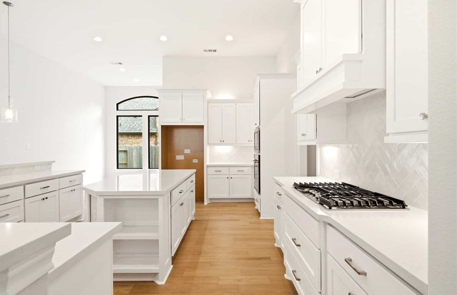 Furnished interior view inside a new home in The Woodlands Hills 65′, Willis (Image 17).