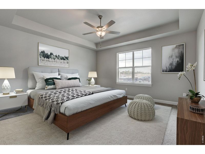 Furnished interior view inside a new home in Country Farms Village - The Cottages, Windsor (Image 18). Furnished interior view inside a new home in Country Farms Village - The Cottages, Windsor (Image 18).
