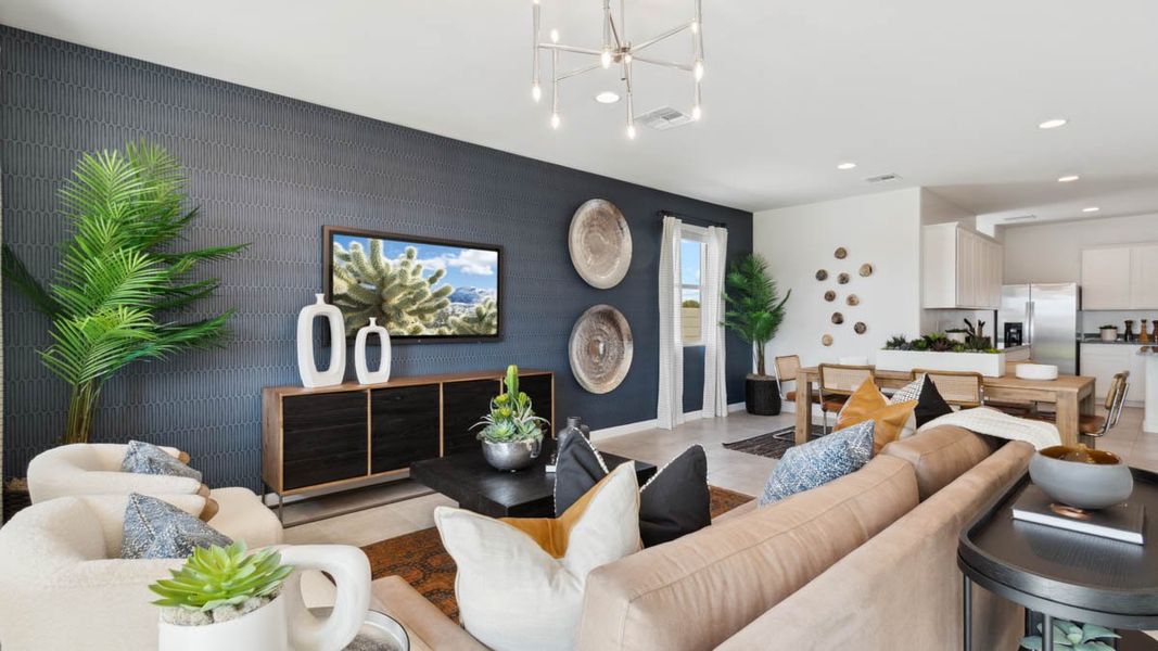 Furnished interior view inside a new home in Anthem at Merrill Ranch, Florence (Image 11).