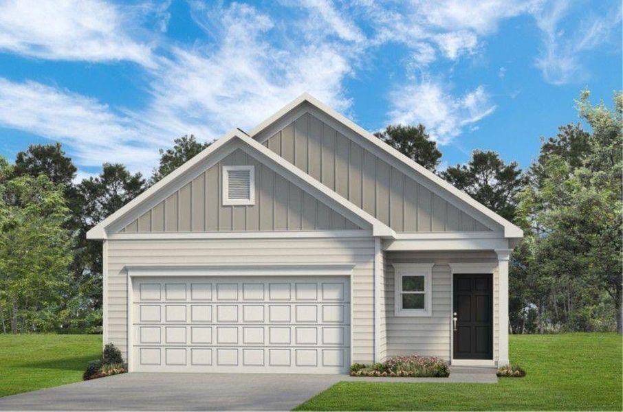 Front exterior of a new home in Southbend, Rome, GA, highlighting curb appeal (Image 1). Front exterior of a new home in Southbend, Rome, GA, highlighting curb appeal (Image 1).