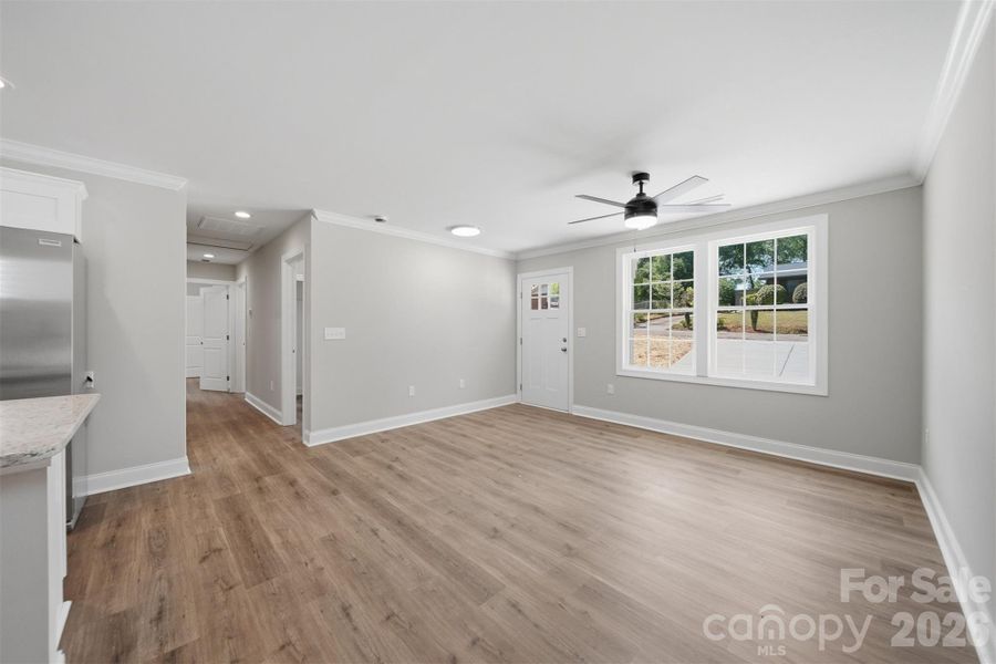 Spacious, unfurnished interior of a new home in , Hickory (Image 32).