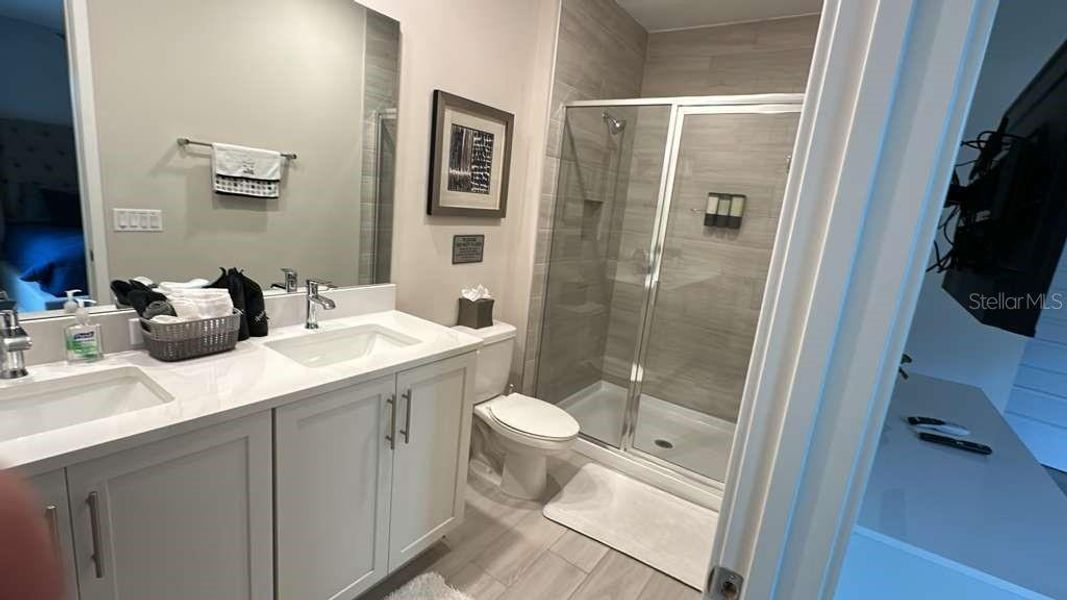 Furnished interior view inside a new home in , Reunion (Image 9).