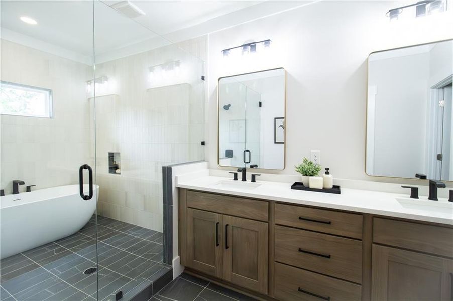 Furnished interior view inside a new home in , Scottdale (Image 9). Furnished interior view inside a new home in , Scottdale (Image 9).