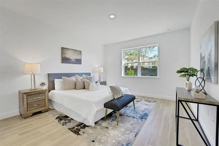 Furnished interior view inside a new home in Green Key Village, Lady Lake (Image 17).