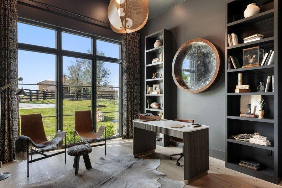 Furnished interior view inside a new home in , Spicewood (Image 34).