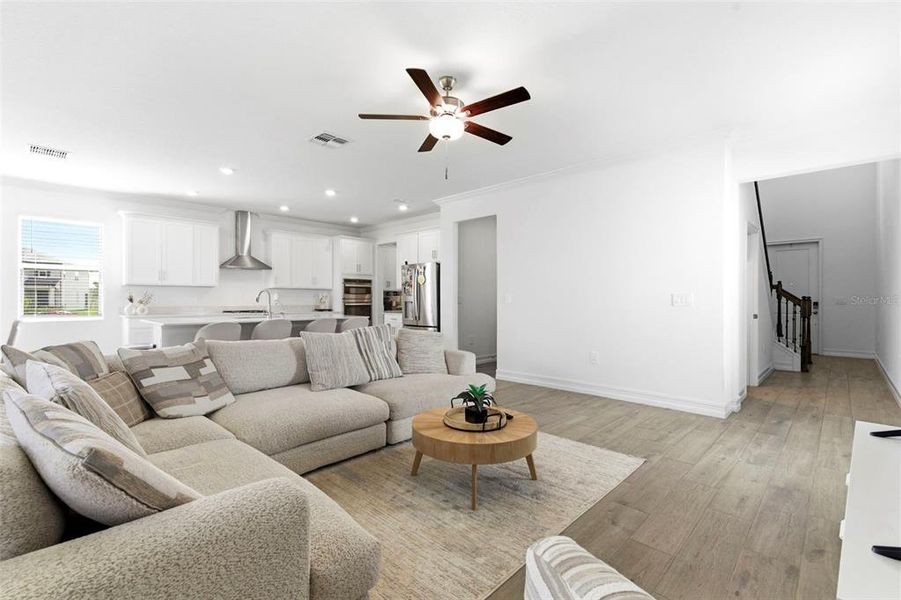 Furnished interior view inside a new home in , Palmetto (Image 34).