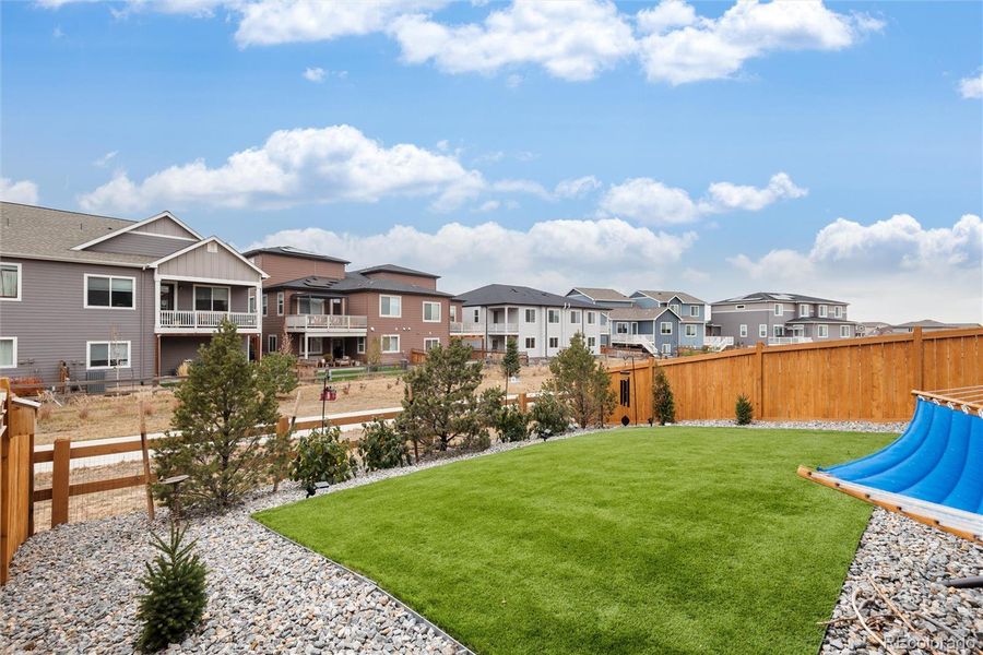 Exterior details and patio area of a home in , Parker (Image 3).