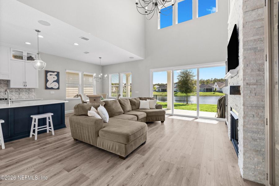 Furnished interior view inside a new home in , Ponte Vedra (Image 38).