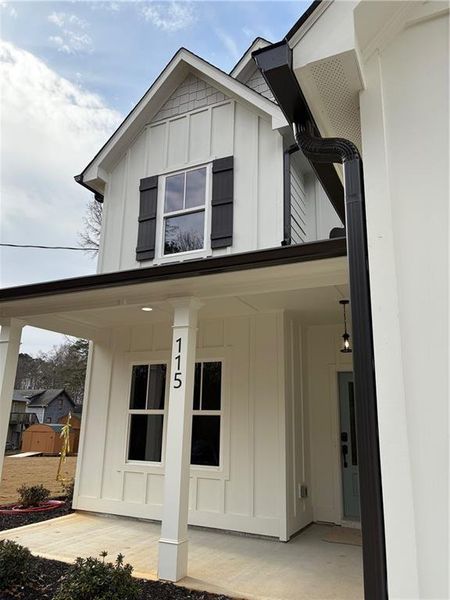 Exterior details and patio area of a home in , Woodstock (Image 4).