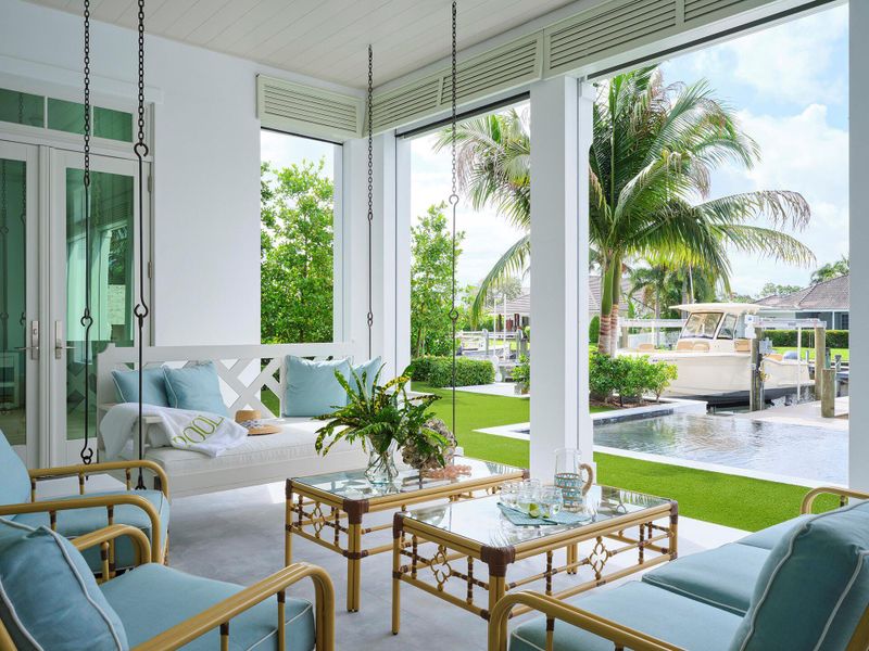 Furnished interior view inside a new home in , North Palm Beach (Image 9). Furnished interior view inside a new home in , North Palm Beach (Image 9).