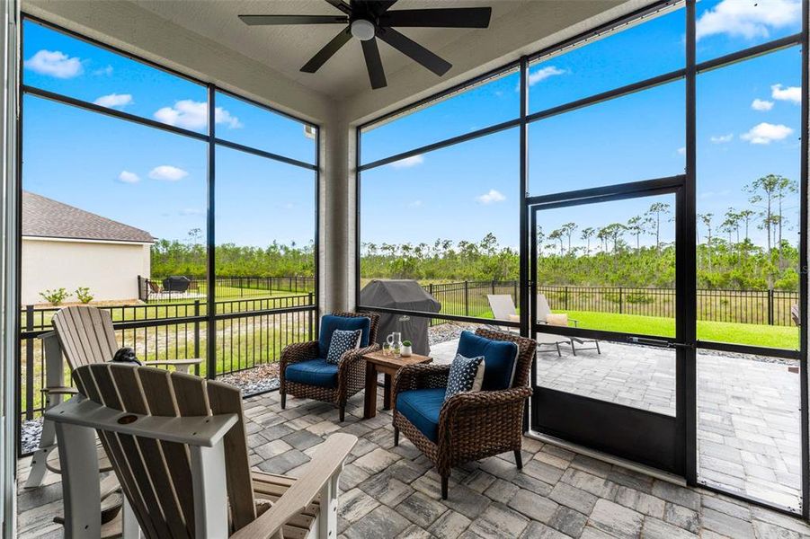 Exterior details and patio area of a home in Mosaic, Daytona Beach (Image 23). Exterior details and patio area of a home in Mosaic, Daytona Beach (Image 23).