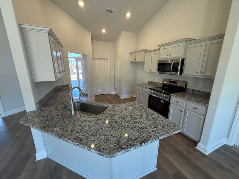 Furnished interior view inside a new home in Ashton View, Crestview (Image 3). Furnished interior view inside a new home in Ashton View, Crestview (Image 3).