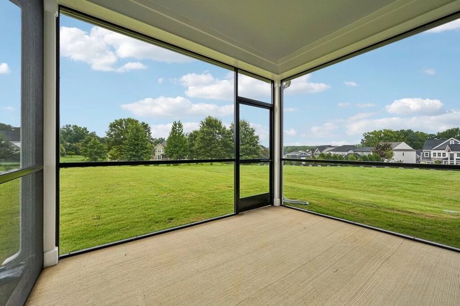 Screened-In Porch featuring the AW Collection® Milan - Open-air space with a modern edge. Screened-In Porch featuring the AW Collection® Milan - Open-air space with a modern edge.