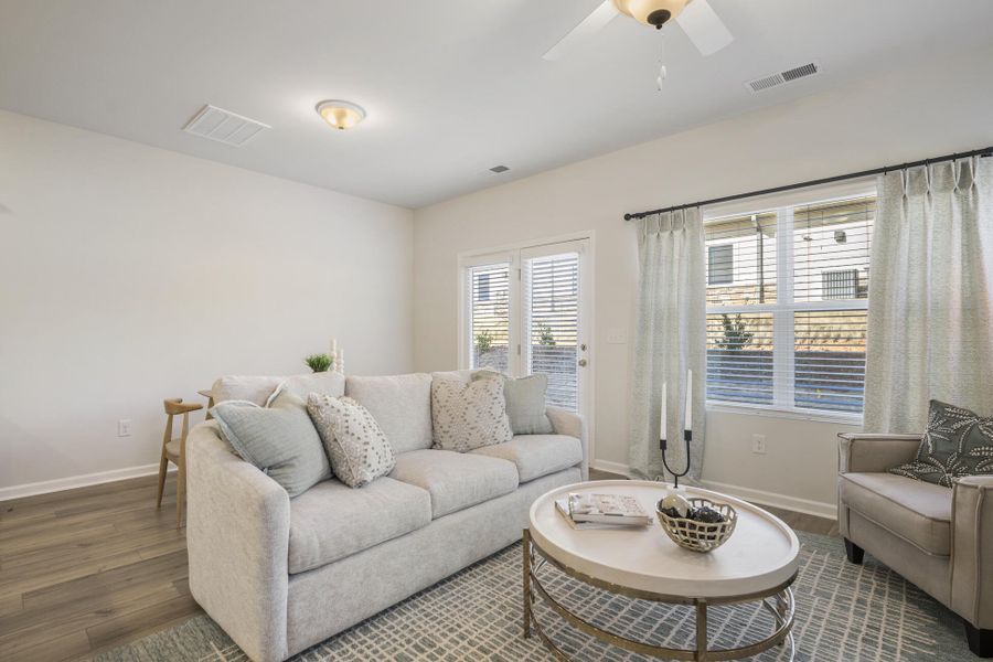 Furnished interior view inside a new home in Central Creek, Goose Creek (Image 4).