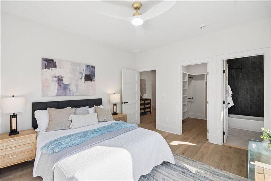 Furnished interior view inside a new home in , Atlanta (Image 8).