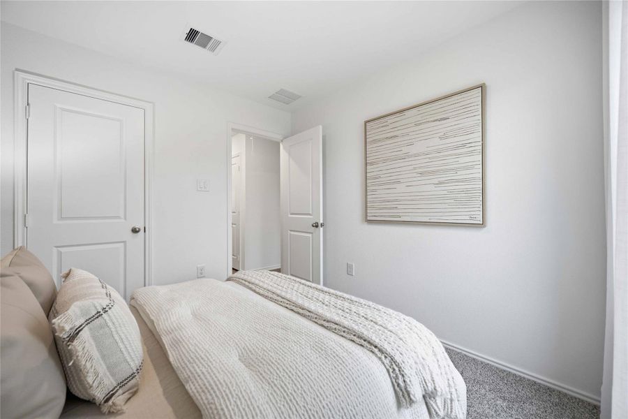 Furnished interior view inside a new home in Pineapple Square, Houston (Image 17). Furnished interior view inside a new home in Pineapple Square, Houston (Image 17).