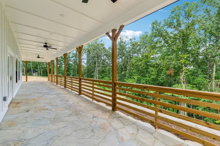 Exterior details and patio area of a home in , Woodstock (Image 4).