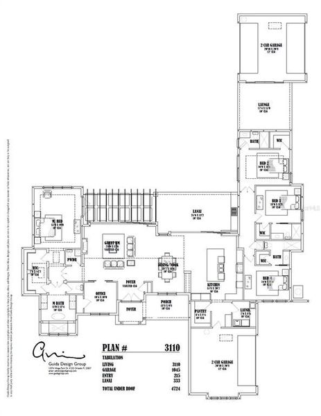 2D floor plan layout of this home in , Winter Garden, FL (Image 3).