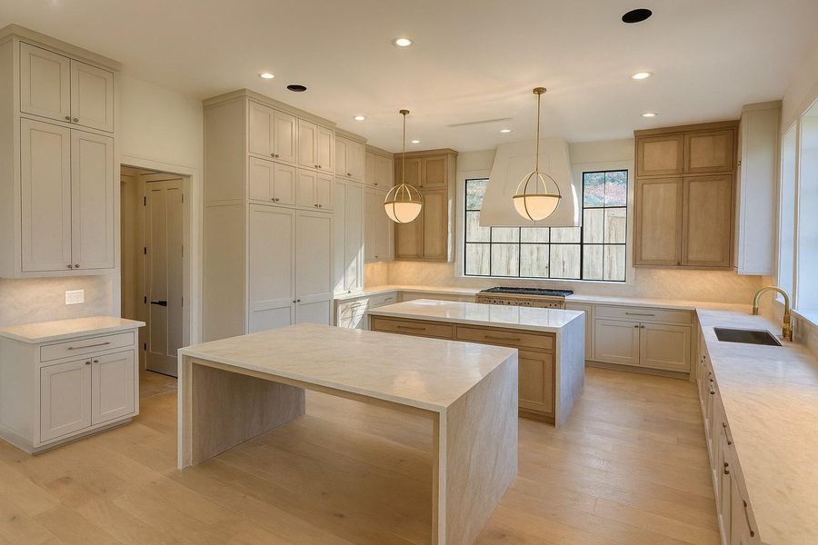 Kitchen. Professionally rendered photo from actual photo of home.