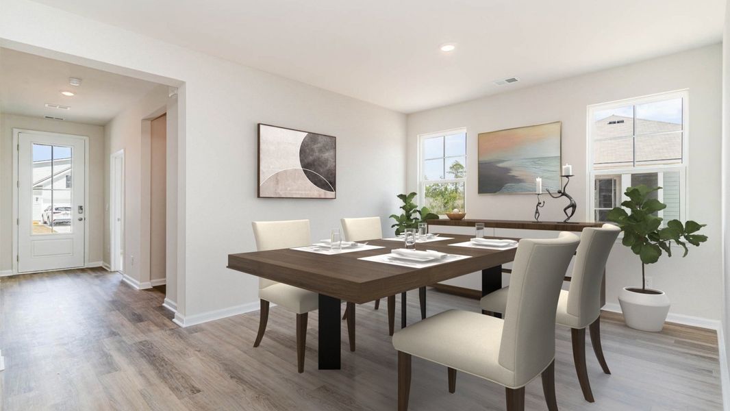 Furnished interior view inside a new home in Livingston Woods, Irmo (Image 4).