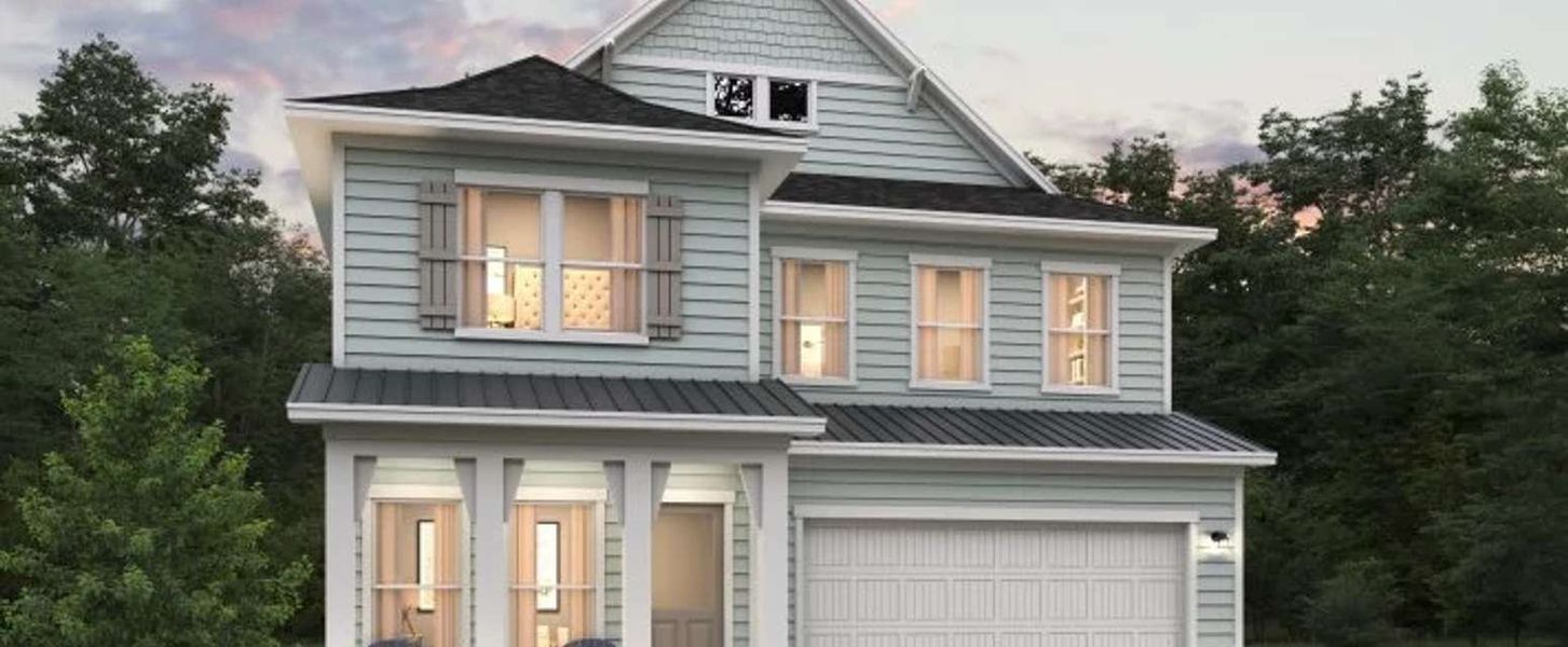 Representative exterior photo of a completed home built from the Palermo - Waterway by Ashton Woods in Blue Heron Retreat, Little River, SC (Image 14).