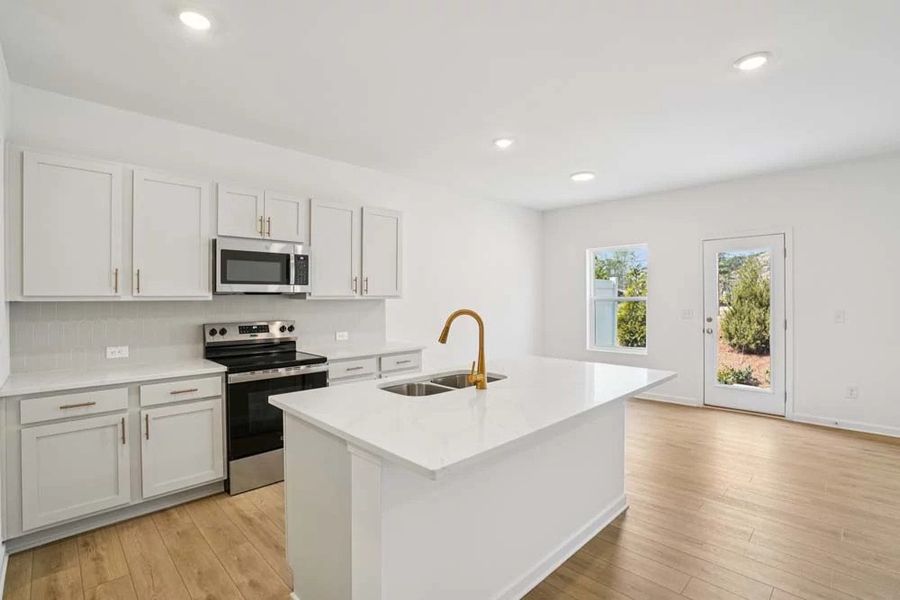 Kitchen featuring Serene Collection Finishes Kitchen featuring Serene Collection Finishes