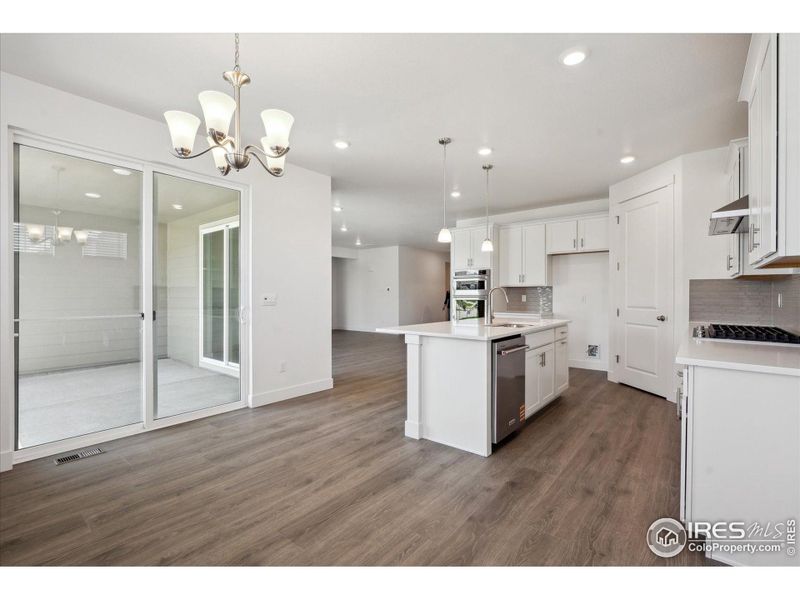 Furnished interior view inside a new home in Vantage, Berthoud (Image 8). Furnished interior view inside a new home in Vantage, Berthoud (Image 8).