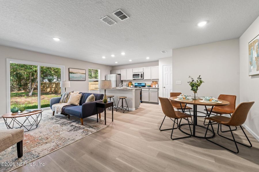 Furnished interior view inside a new home in , Jacksonville (Image 12).