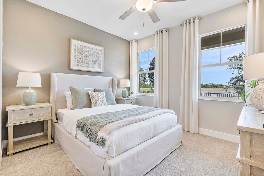 Representative furnished interior of a home built from the Charlotte by William Ryan Homes in The Sanctuary – Royal Collection, Punta Gorda (Image 7). Representative furnished interior of a home built from the Charlotte by William Ryan Homes in The Sanctuary – Royal Collection, Punta Gorda (Image 7).