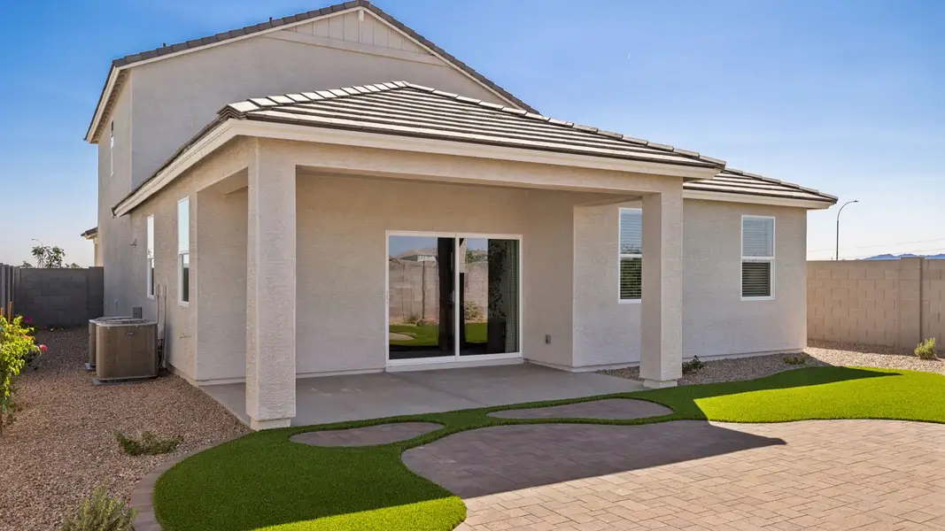Exterior details and patio area of a home in Del Rio Ranch, Avondale (Image 3).